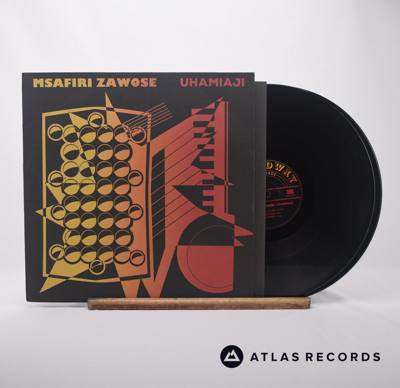 Msafiri Zawose Uhamiaji Double LP Vinyl Record - Front Cover & Record