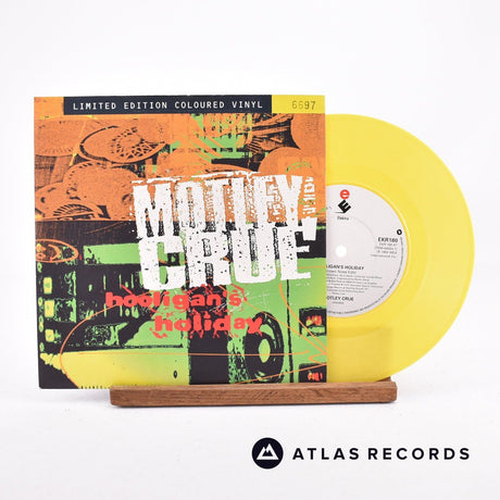 Mötley Crüe Hooligan's Holiday 7" Vinyl Record - Front Cover & Record