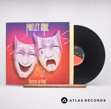 Mötley Crüe Theatre Of Pain LP Vinyl Record - Front Cover & Record