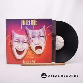 Mötley Crüe Theatre Of Pain LP Vinyl Record - Front Cover & Record