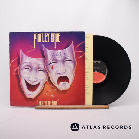 Mötley Crüe Theatre Of Pain LP Vinyl Record - Front Cover & Record