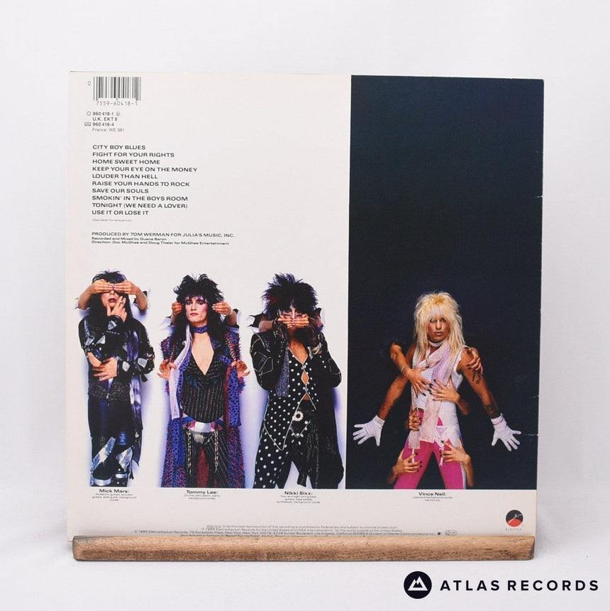 Mötley Crüe - Theatre Of Pain - A-1 B1 LP Vinyl Record - EX/VG+