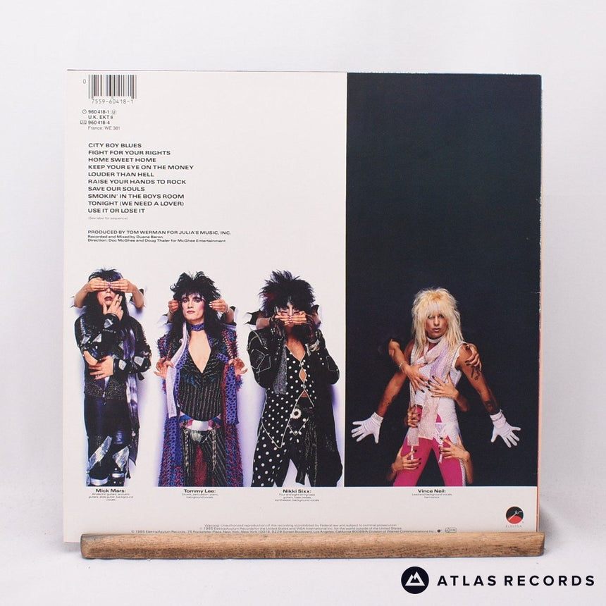 Mötley Crüe - Theatre Of Pain - A.1 B1 LP Vinyl Record - EX/EX