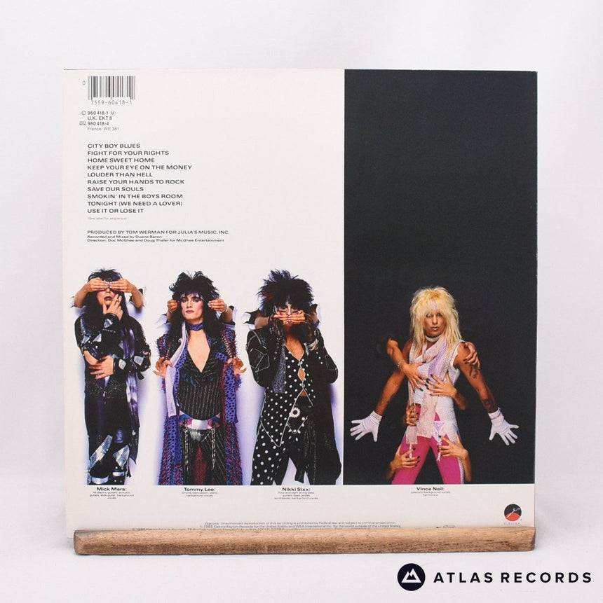 Mötley Crüe - Theatre Of Pain - LP Vinyl Record - EX/EX