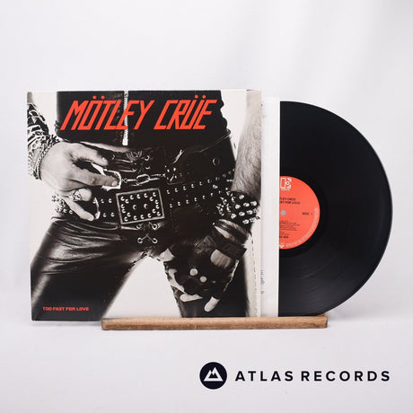 Mötley Crüe Too Fast For Love LP Vinyl Record - Front Cover & Record