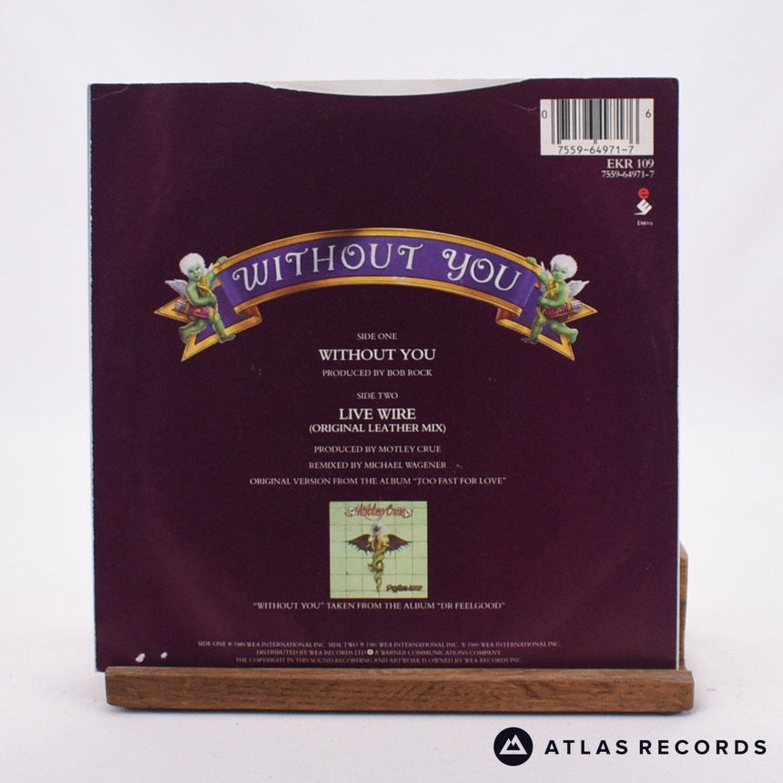 Mötley Crüe - Without You - 7" Vinyl Record - EX/EX