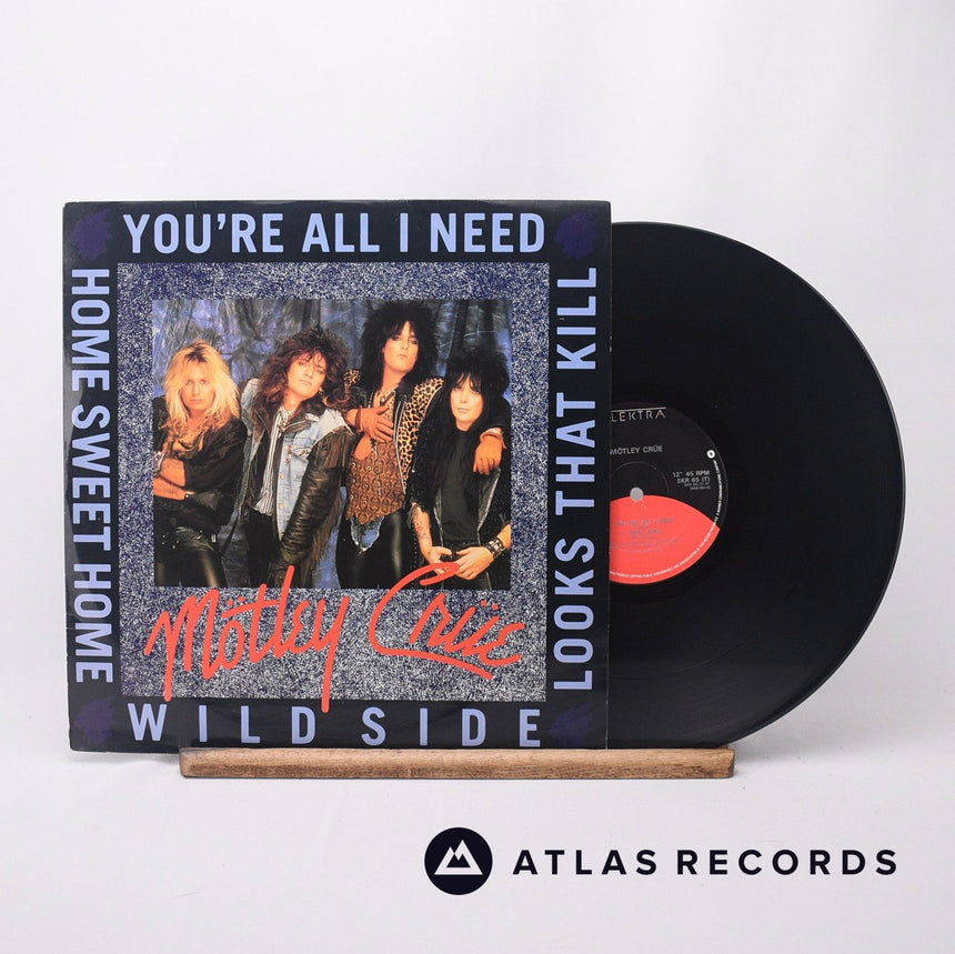 Mötley Crüe You're All I Need 12" Vinyl Record - Front Cover & Record