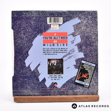 Mötley Crüe - You're All I Need - 7" Vinyl Record - VG+/VG+