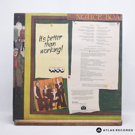 Mud - It's Better Than Working - Insert LP Vinyl Record - EX/VG+
