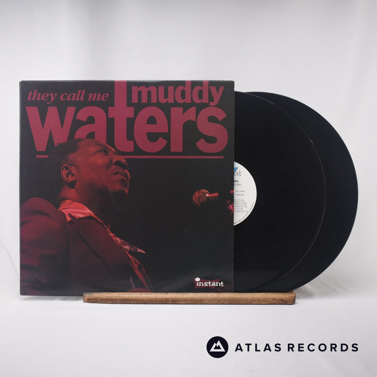 Muddy Waters They Call Me Muddy Waters Double LP Vinyl Record - Front Cover & Record