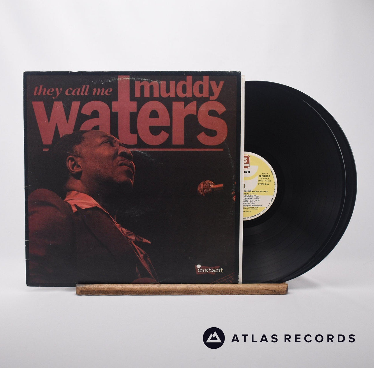 Muddy Waters They Call Me Muddy Waters Double LP Vinyl Record - Front Cover & Record