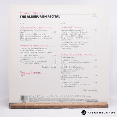 Murray Perahia - The Aldeburgh Recital - Insert LP Vinyl Record - EX/NM