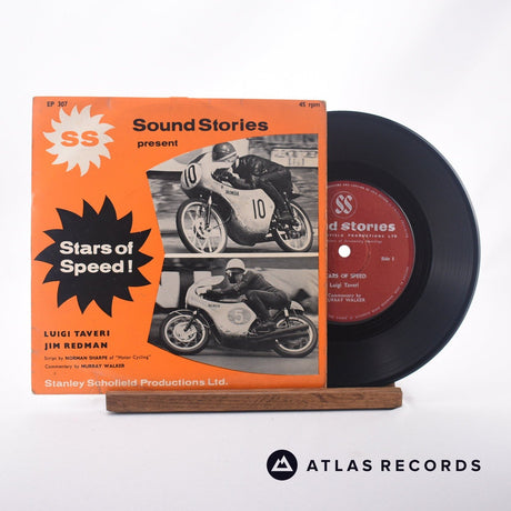 Murray Walker Stars Of Speed! Luigi Taveri 7" Vinyl Record - Front Cover & Record
