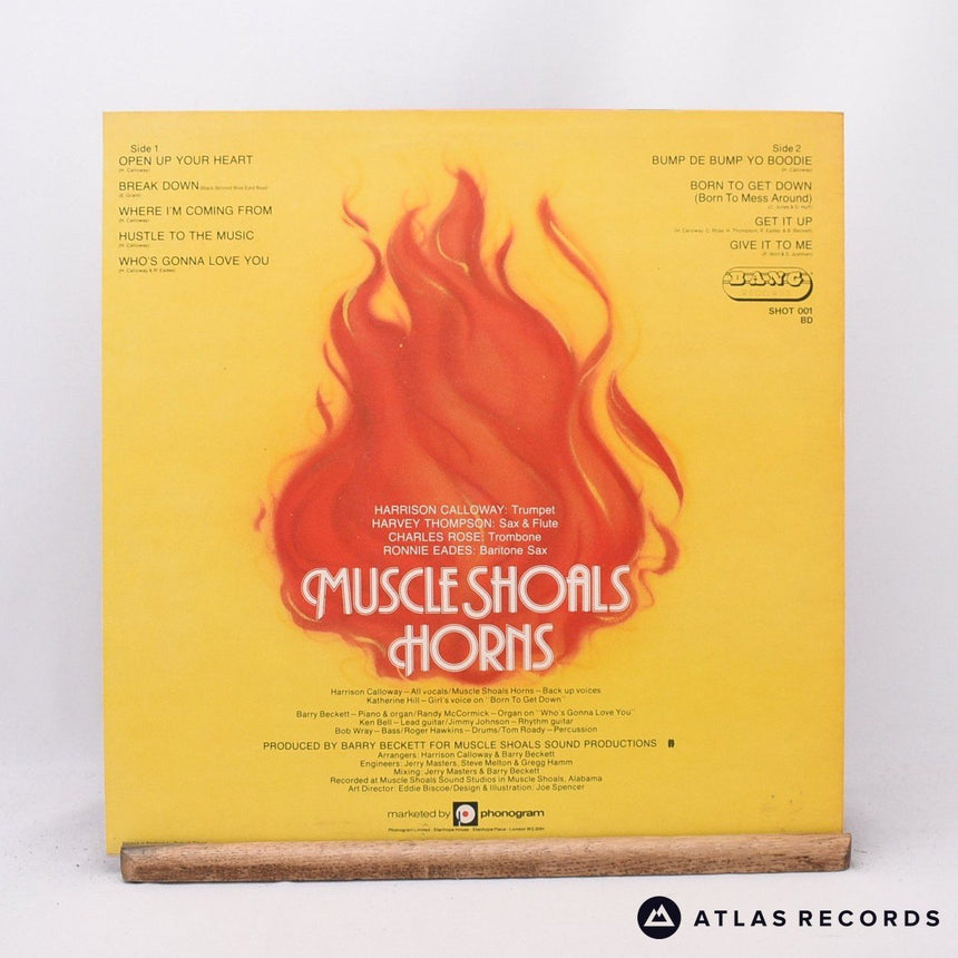 Muscle Shoals Horns - Born To Get Down - LP Vinyl Record - EX/EX