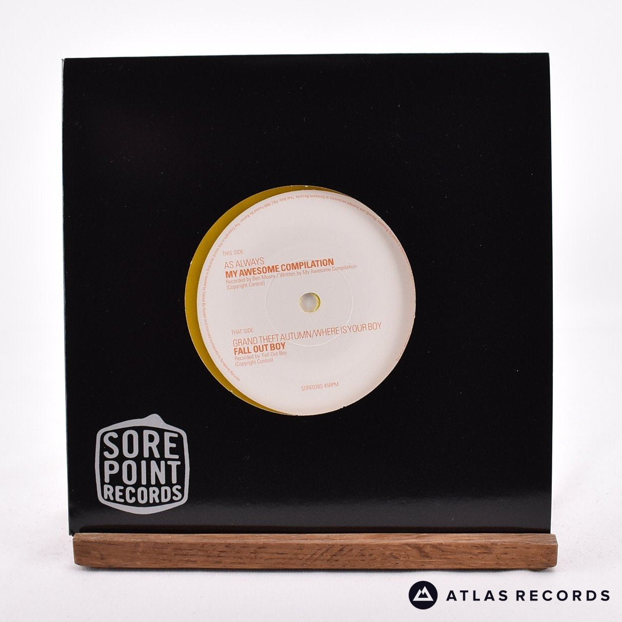 My Awesome Compilation My Awesome Compilation 7" Vinyl Record - Front Cover & Record