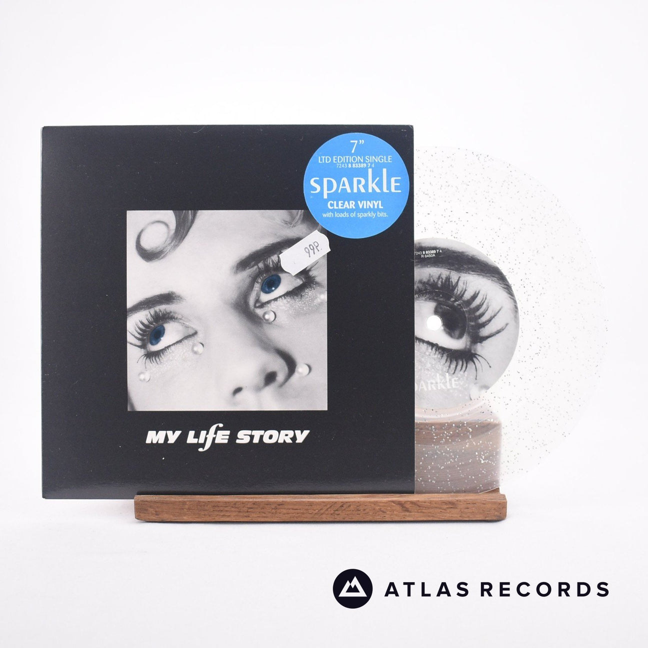 My Life Story Sparkle 7" Vinyl Record - Front Cover & Record