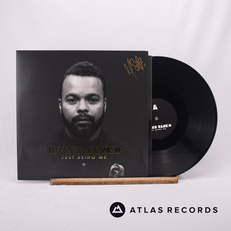 Myles Sanko Just Being Me LP Vinyl Record - Front Cover & Record