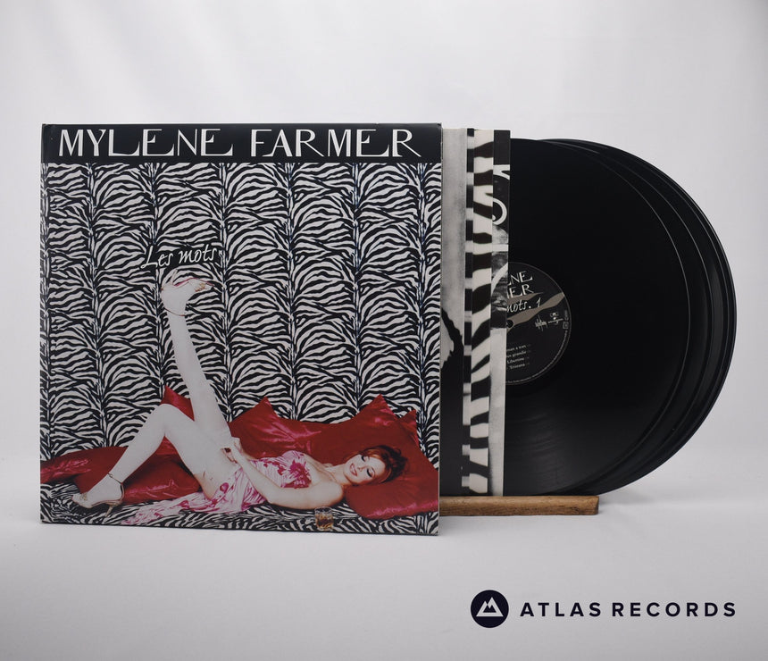 Mylène Farmer Les Mots 4 x LP Vinyl Record - Front Cover & Record