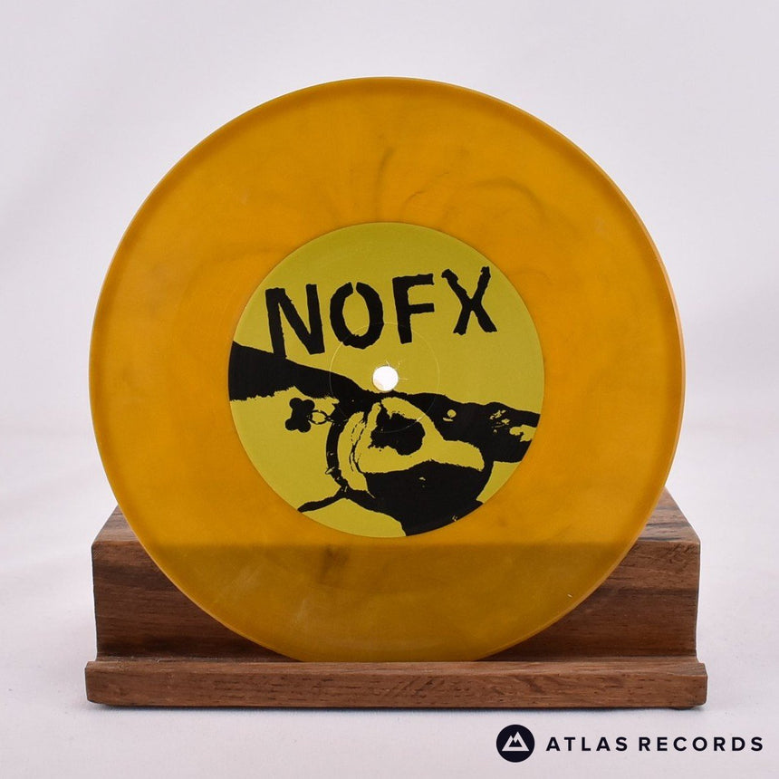 NOFX - 13 Stitches - Yellow Marbled Limited Edition 7" EP Vinyl Record - NM/NM