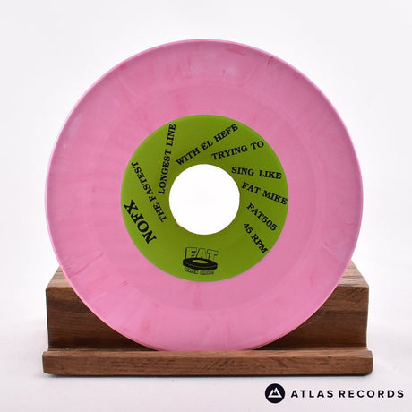 NOFX - Liza And Louise - Pink Marbled 7" Vinyl Record - EX/NM
