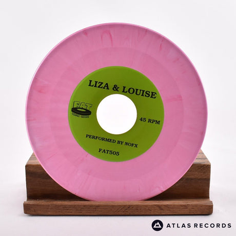 NOFX - Liza And Louise - Pink Marbled 7" Vinyl Record - EX/NM