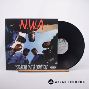 N.W.A. Straight Outta Compton LP Vinyl Record - Front Cover & Record