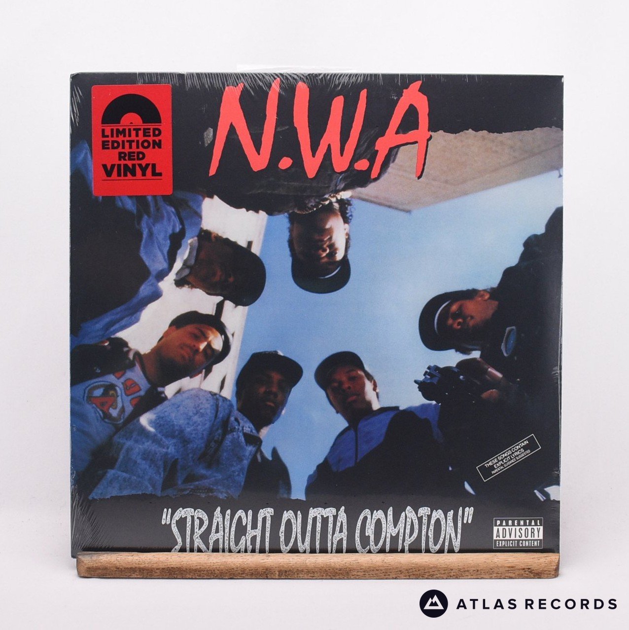 N.W.A. Straight Outta Compton LP Vinyl Record - Front Cover & Record