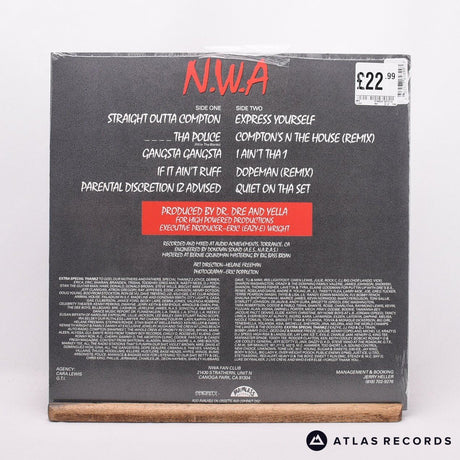 N.W.A. - Straight Outta Compton - Red Limited Edition LP Vinyl Record - NEW