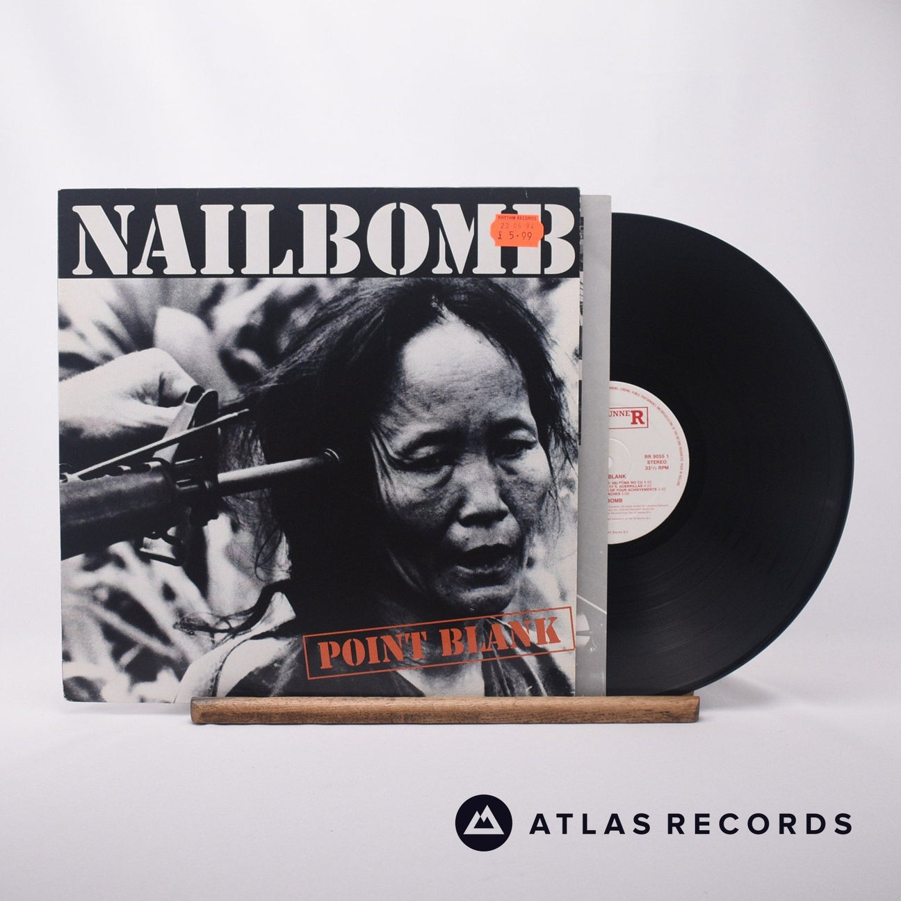 Nailbomb Point Blank LP Vinyl Record - Front Cover & Record