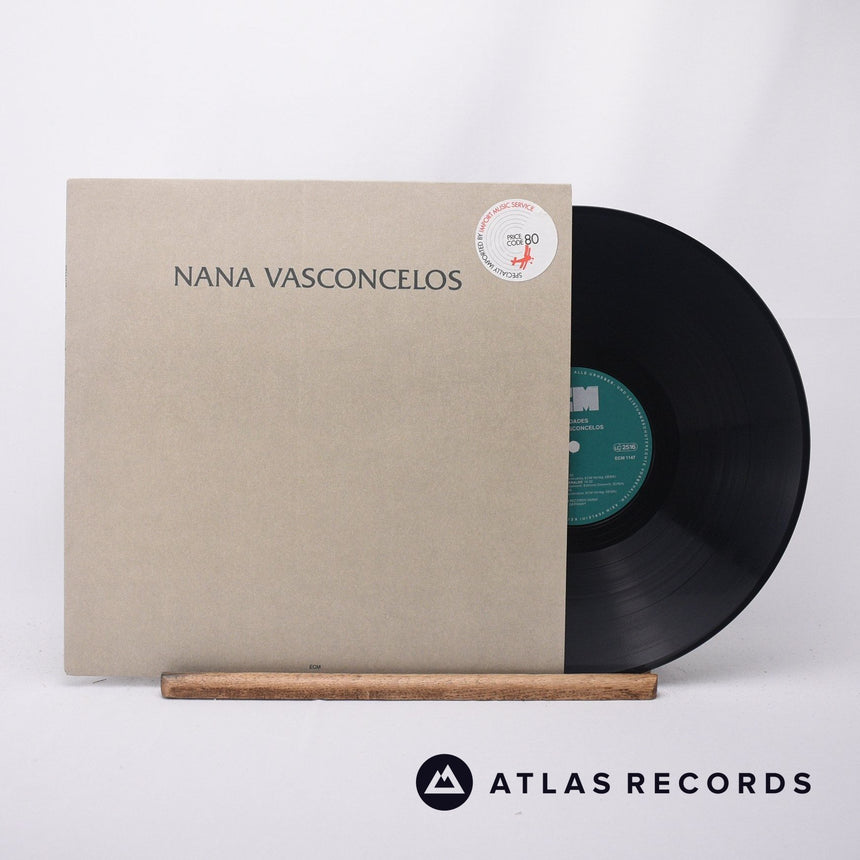 Naná Vasconcelos - Saudades - Textured Sleeve S1 S2 LP Vinyl Record - EX/VG+