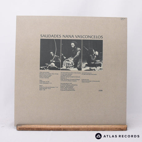 Naná Vasconcelos - Saudades - Textured Sleeve S1 S2 LP Vinyl Record - EX/VG+