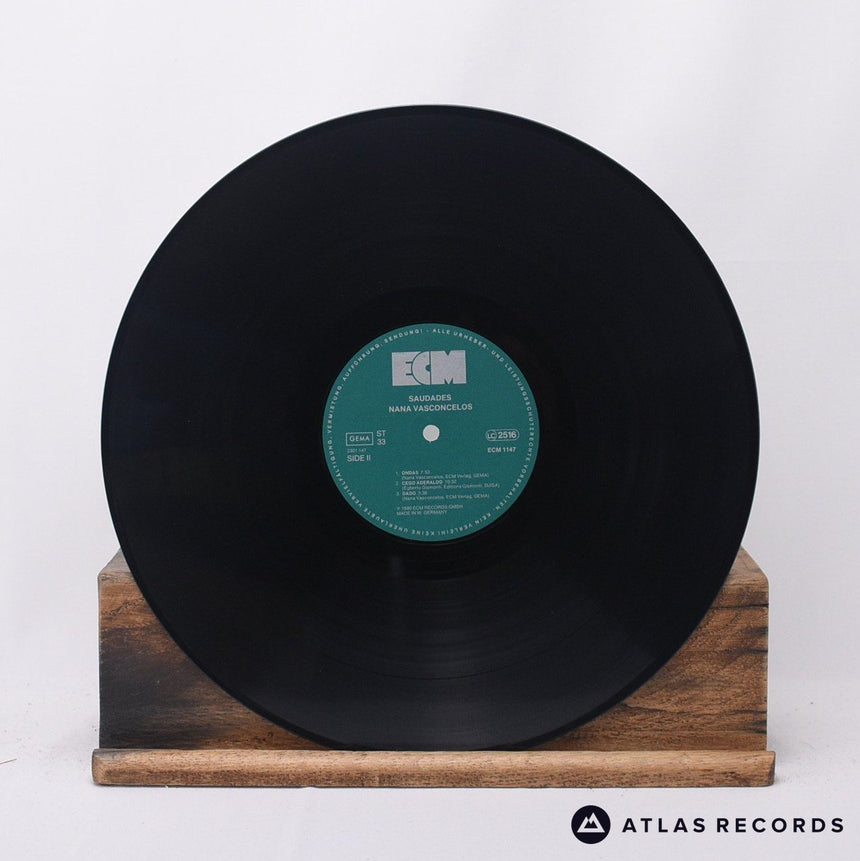 Naná Vasconcelos - Saudades - Textured Sleeve S1 S2 LP Vinyl Record - EX/VG+