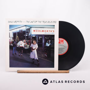 Nanci Griffith The Last Of The True Believers LP Vinyl Record - Front Cover & Record