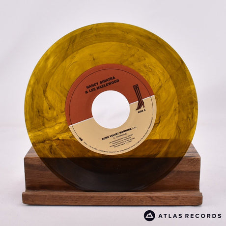 Nancy Sinatra & Lee Hazlewood - Some Velvet Morning B/W Tired Of Waiting For You - Orange Splatter Insert 7" Vinyl Record - NM/EX