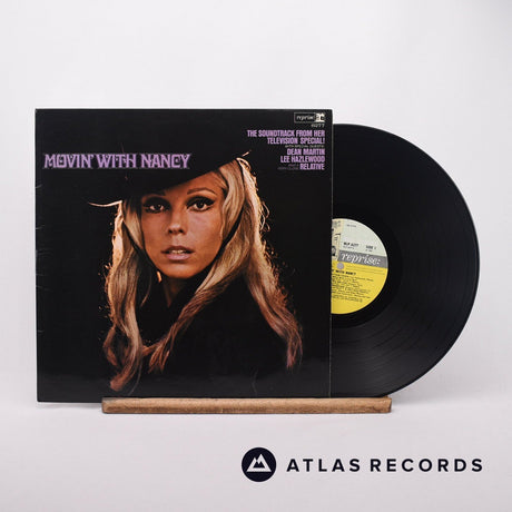 Nancy Sinatra Movin' With Nancy LP Vinyl Record - Front Cover & Record