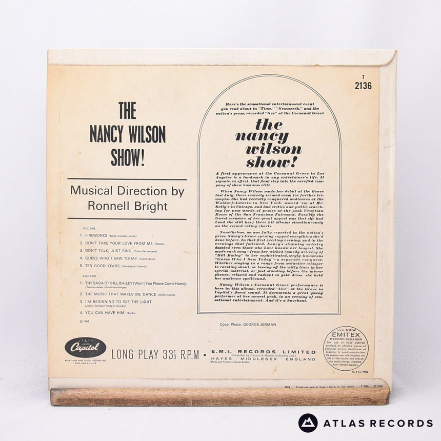 Nancy Wilson - The Nancy Wilson Show! - LP Vinyl Record - VG+/EX