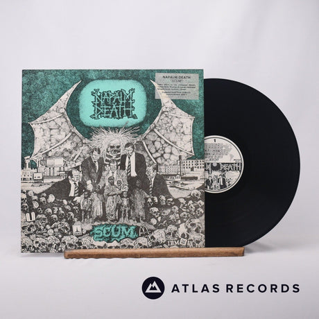 Napalm Death Scum LP Vinyl Record - Front Cover & Record