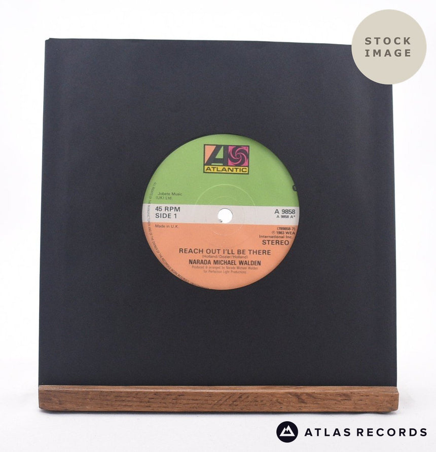 Narada Michael Walden Reach Out I'll Be There 7" Vinyl Record - Sleeve & Record Side-By-Side