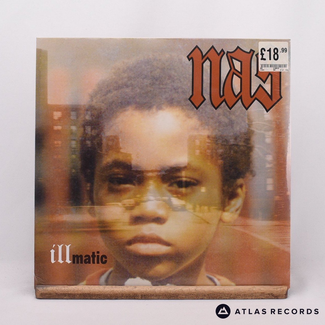 Nas Illmatic LP Vinyl Record - Front Cover & Record