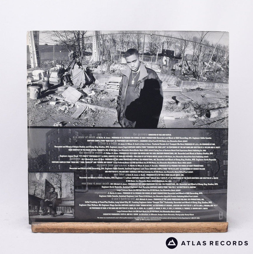 Nas - Illmatic - Masterdisk Us LP Vinyl Record - EX/VG+