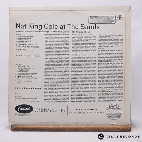 Nat King Cole - At The Sands - LP Vinyl Record - VG+/EX