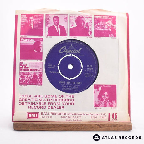 Nat King Cole - Dear Lonely Hearts - 7" Vinyl Record - EX/VG+