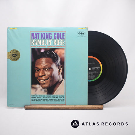 Nat King Cole Ramblin' Rose LP Vinyl Record - Front Cover & Record