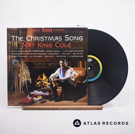 Nat King Cole The Christmas Song LP Vinyl Record - Front Cover & Record