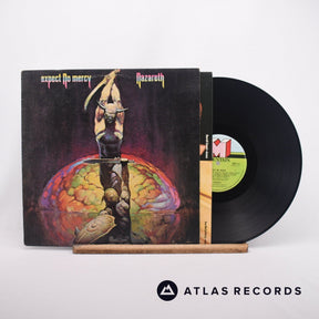 Nazareth Expect No Mercy LP Vinyl Record - Front Cover & Record