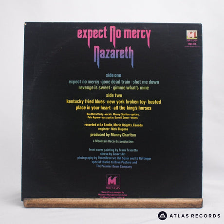 Nazareth - Expect No Mercy - LP Vinyl Record - VG+/VG+