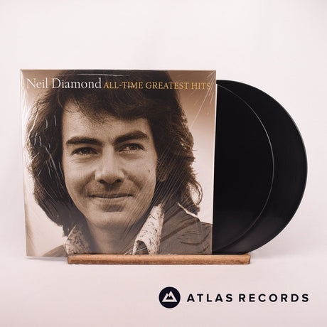 Neil Diamond All-Time Greatest Hits 2 x LP Vinyl Record - Front Cover & Record