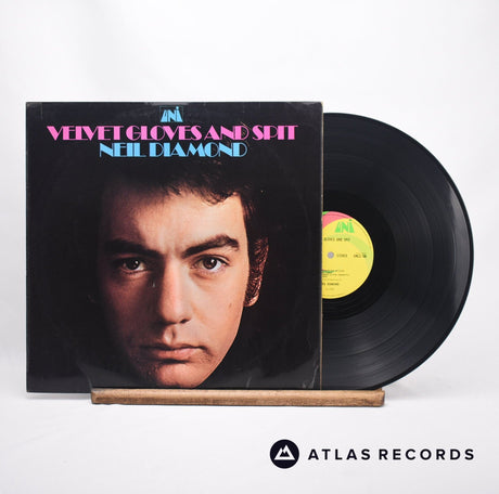 Neil Diamond Velvet Gloves And Spit LP Vinyl Record - Front Cover & Record