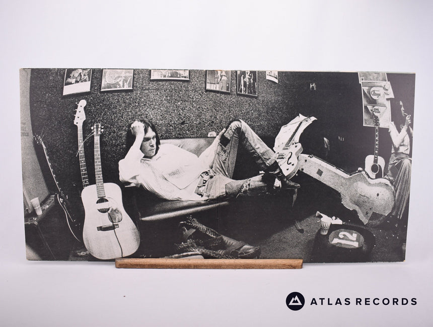 Neil Young - After The Gold Rush - Lyric Sheet A-3 B-5 LP Vinyl Record - EX/EX