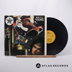 Neil Young American Stars 'N Bars LP Vinyl Record - Front Cover & Record